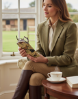 Equestrian Tapestry Eye Glass Case