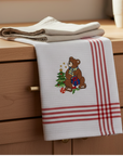 Christmas Bear Tea Towel