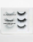 The Three | 3 Way Strip Lash Set