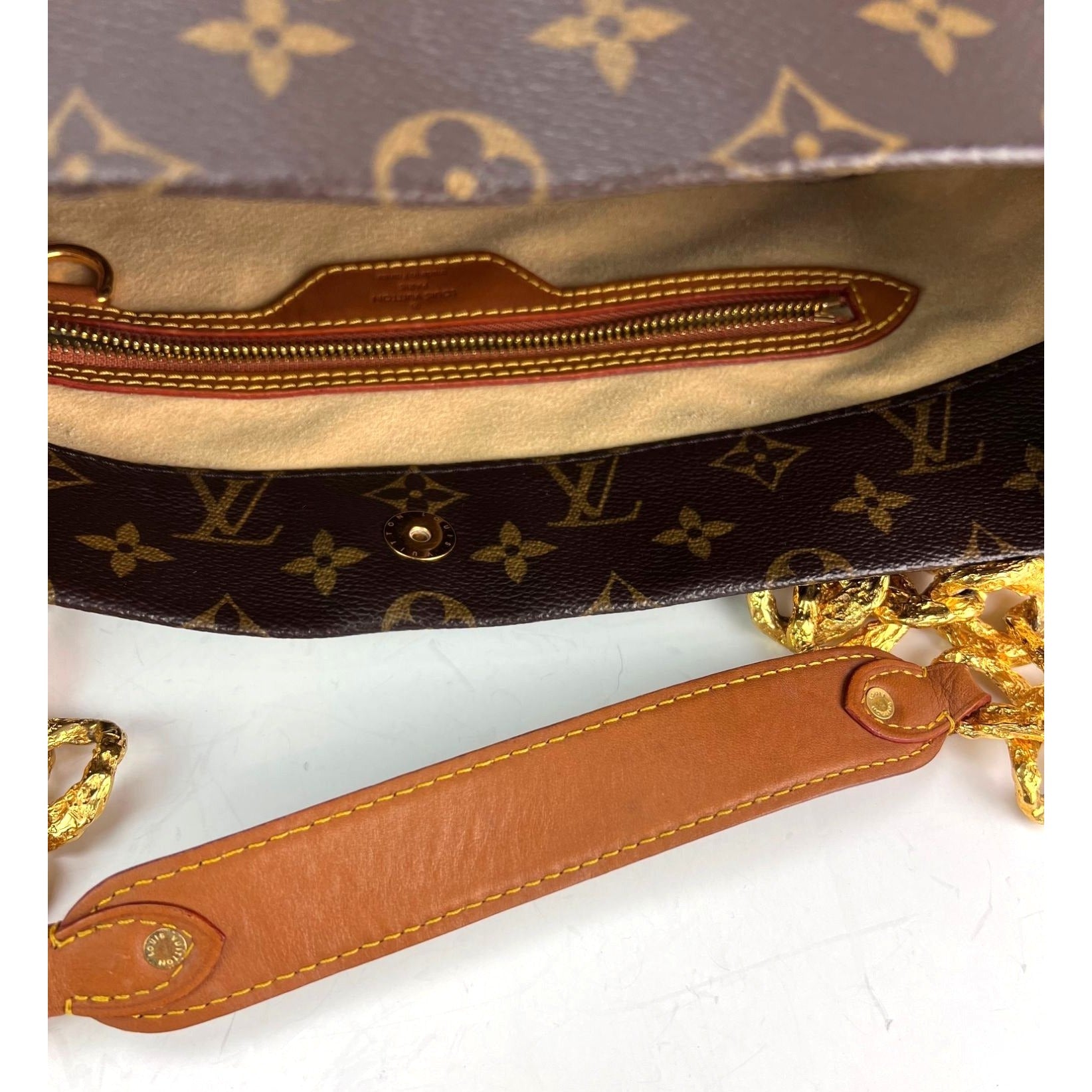 Louis Vuitton Dentelle Fersen Gold Monogram Tote Bag Limited Edition