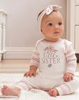 Little Sister Baby Girl Cotton Romper