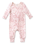 Vintage Floral Baby Romper – Cotton Long Sleeve One-Piece
