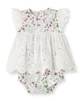Baby Girl's Cottontail Garden Bamboo Skirted Bodysuit