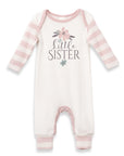 Little Sister Baby Girl Cotton Romper