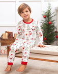 Christmas Santa Kid's Bamboo Pajama Set - Family Matching