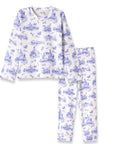 Toile de Jouy Girl's Bamboo Pajama Set