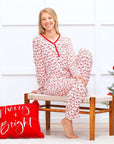 Christmas Ho-Ho-Ho Women's Bamboo Pajama Family Matching Set