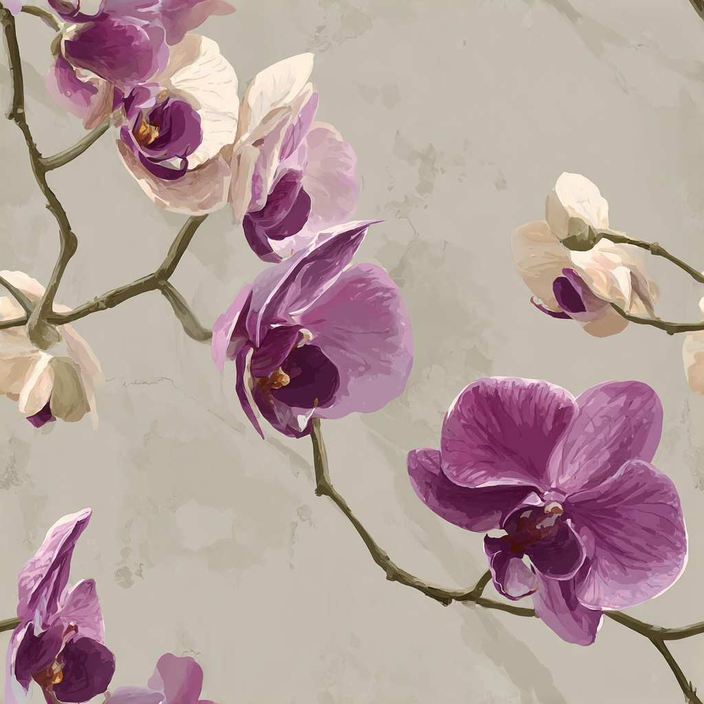 Orchid Blossom Wallpaper