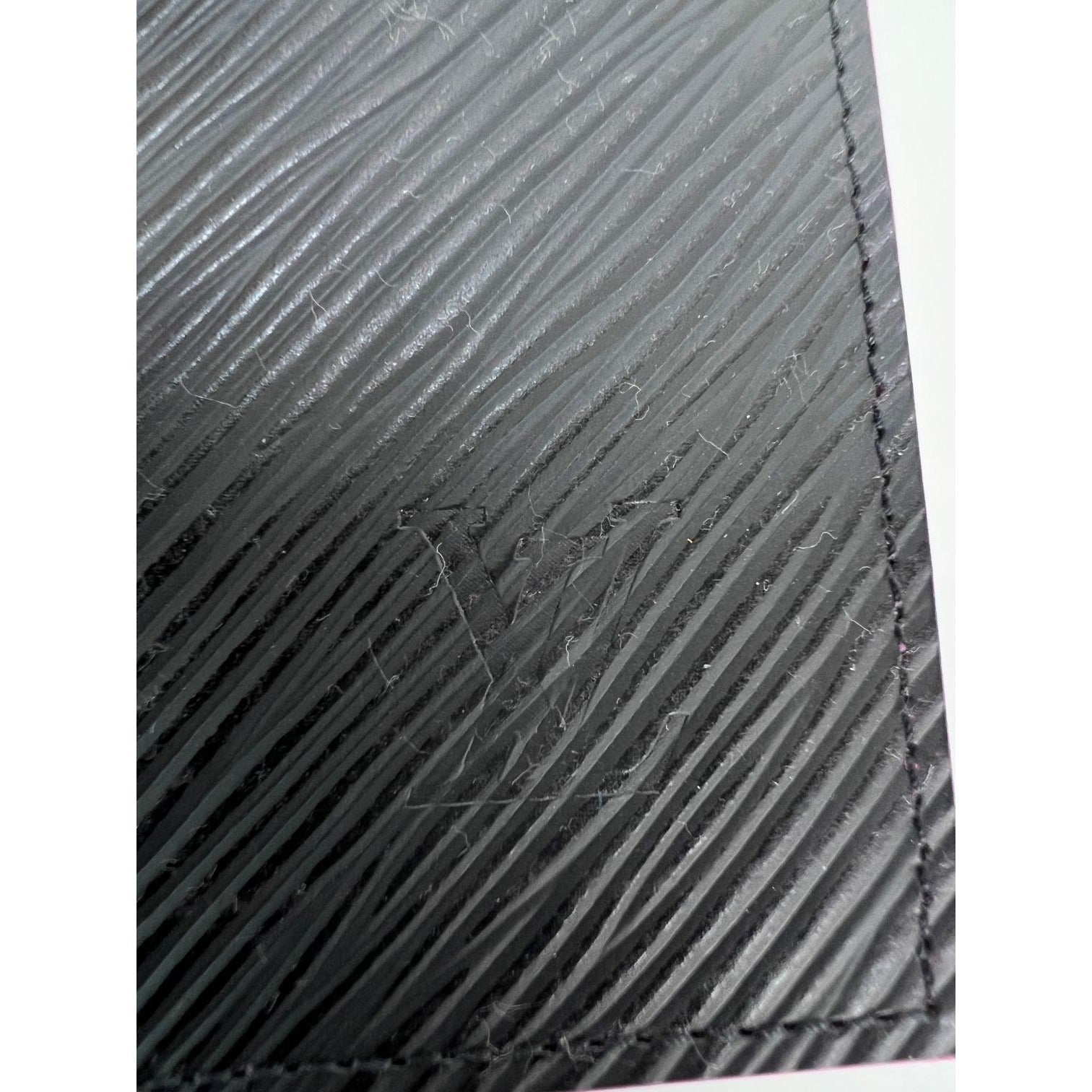 Louis Vuitton Zippered Insert from Felicie Black Epi Leather Coin Pouch