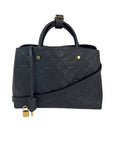 Louis Vuitton Montaigne GM Black Empriente Leather Shouder bag
