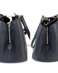 Louis Vuitton Montaigne GM Black Empriente Leather Shouder bag