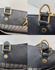 Louis Vuitton Montaigne GM Black Empriente Leather Shouder bag
