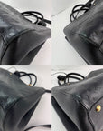 Louis Vuitton Montaigne GM Black Empriente Leather Shouder bag