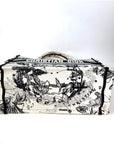 Christian Dior Book Embroidered Canvas Medium Stars and Signs Black Tote